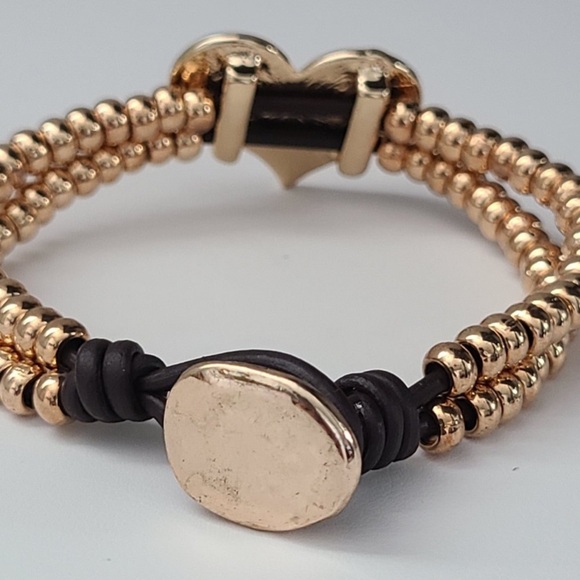 ONE HEART - Bohemian Bracelet - Gold Plated - Picture 6 of 11